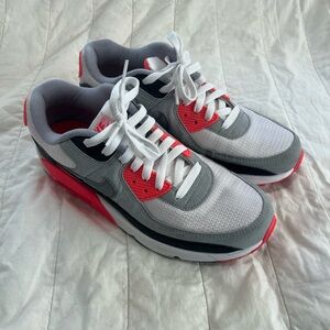 Nike Air Max 90 Infared Sneakers Women’s Size 8.5/Youth Size 7Y